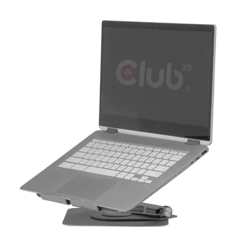 Club 3D Notebook Állvány - CSV-2554 (100W,4K60Hz HDMI, 3x USB-C, RJ-45, 2x USB-A)