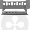 Club 3D Notebook Állvány - CSV-2554 (100W,4K60Hz HDMI, 3x USB-C, RJ-45, 2x USB-A)