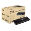 Club 3D Notebook Dokkoló - CSV-3103D (DUAL DISPLAY/4K, 3.2 USB-A to HDMI, DP, DVI-D, 3xUSB-A, RJ45, 3.5 Jack Audio +Mic)