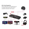 Club 3D Notebook Dokkoló - CSV-3103D (DUAL DISPLAY/4K, 3.2 USB-A to HDMI, DP, DVI-D, 3xUSB-A, RJ45, 3.5 Jack Audio +Mic)