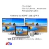 Club 3D Notebook Dokkoló - CSV-3104D (4K UHD, 3.0 USB-A to HDMI, DVI-I, 4xUSB-A, RJ45, 3.5 Jack Audio + Mic)