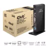 Club 3D Notebook Dokkoló - CSV-3242HD (1200p DUAL DISPLAY, USB-B to HDMI, DVI-I, 6xUSB-A, RJ45, 3.5 Jack Audio + Mic)