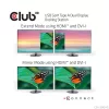 Club 3D Notebook Dokkoló - CSV-3242HD (1200p DUAL DISPLAY, USB-B to HDMI, DVI-I, 6xUSB-A, RJ45, 3.5 Jack Audio + Mic)