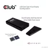 Club 3D Notebook Dokkoló - CSV-3242HD (1200p DUAL DISPLAY, USB-B to HDMI, DVI-I, 6xUSB-A, RJ45, 3.5 Jack Audio + Mic)