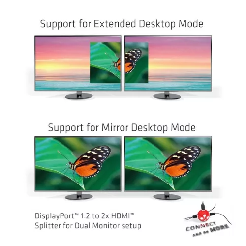 Club 3D MST Hub - CSV-6200H (DisplayPort 1.2 to HDMI 1.4, 4K30Hz)