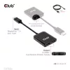 Club 3D USB Hub - CSV-7200H (Multi Stream, DisplayPort 1.4 to 2xHDMI, 2x4K60Hz)