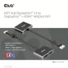Club 3D USB Hub - CSV-7220 (Multi Stream, DisplayPort 1.4 to DisplayPort + HDMI, 2x4K60Hz)