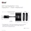 Club 3D USB Hub - CSV-7220 (Multi Stream, DisplayPort 1.4 to DisplayPort + HDMI, 2x4K60Hz)