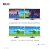 Club 3D USB Hub - CSV-7220 (Multi Stream, DisplayPort 1.4 to DisplayPort + HDMI, 2x4K60Hz)