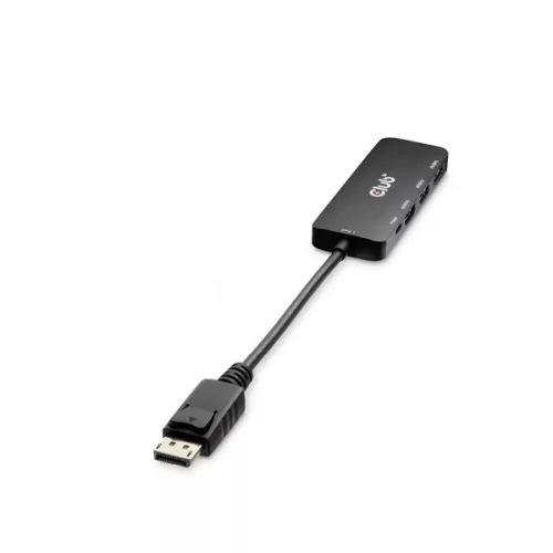 Club 3D Átalakító - CSV-7330 (DisplayPort 2.1 to 3xHDMI, 8K60Hz, HDR, HDCP 2.3, HPD, ALT mode)
