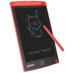   Everest Grafikus tábla - EV-DY100 Red (125x175mm, 8,5 inch, toll, LCD)