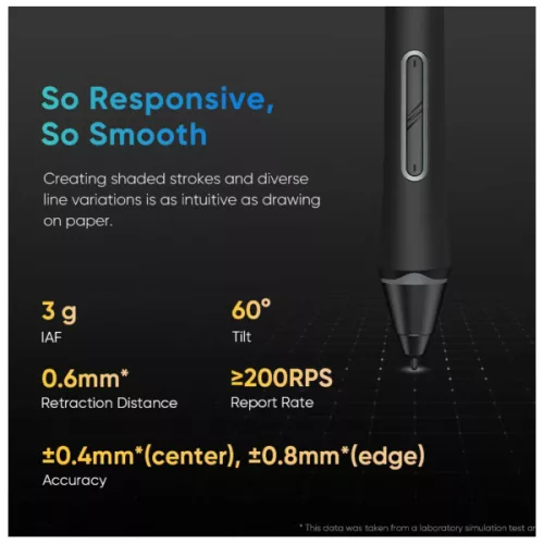 XP-PEN Grafikus kijelző - Artist 13.3 PRO V2 (13", IPS, 16:9, 1920x1080, 5080 LPI, PS 16k, 200 RPS, 9 gomb) fekete