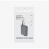 Hikvision HIKSEMI Akkubank - 10000mAh S100 PowerBank (2db Type-C, Beépített kábel, Output 20W max.) Szürke