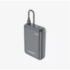 Hikvision HIKSEMI Akkubank - 10000mAh S100 PowerBank (2db Type-C, Beépített kábel, Output 20W max.) Szürke