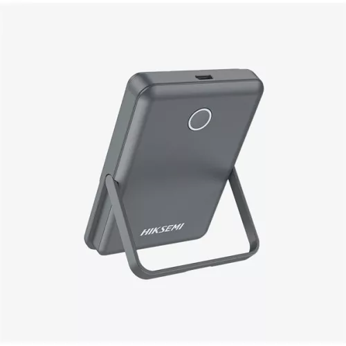 Hikvision HIKSEMI Akkubank - 5000mAh W050 Vezetéknéküli PowerBank (Type-C, Output 15W) Szürke