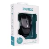 Everest Vezeték nélküli Egér - KM-230 Black (1600 DPI, 4gomb, optikai, fekete)