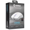 Everest Gamer Egér - SGM-L1 LUMOS White (6400 DPI, 8gomb, 1,65m harisnyázott kábel,optikai, fehér, RGB LED)