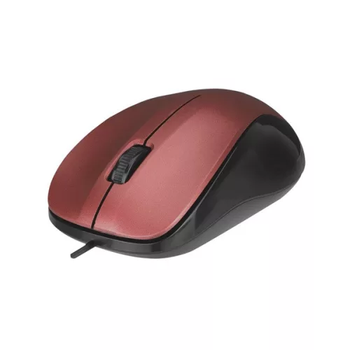 Everest Egér - SM-215 Red (1200 DPI, 3gomb, 1,5m kábel, optikai, piros)