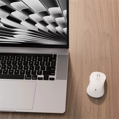 Everest Vezeték nélküli Egér - SM-300 White (1600 DPI, 4gomb, optikai, fehér)