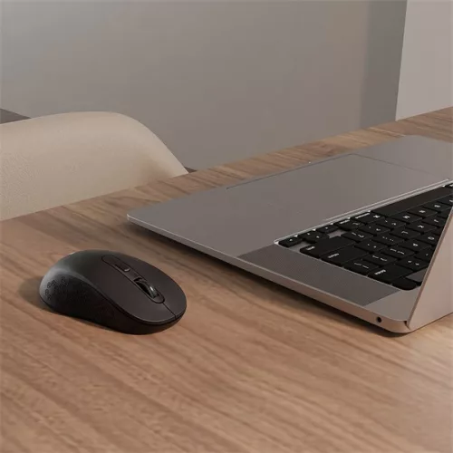 Everest Vezeték nélküli Egér - SM-BT08 (Bluetooth, 1600 DPI, 2,4 Ghz, BT 5.2, 4gomb, optikai, fekete)