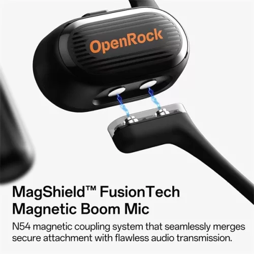 ONEODIO Sport Fejhallgató - OpenRock LINK 20 Black (premium, légvezetés, BT 6.0, fekete)