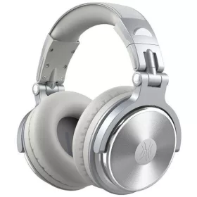   ONEODIO DJ Fejhallgató - Pro 10 Silver (Vezetékes, 3,5mm, 6,35mm jack, Hi-Res Audio)