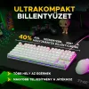 The G-Lab Gaming kit - 2 in 1 COMBO HYDROGEN W/HU (TKL billentyűzet, egér, 6200 DPI, RGB, USB-A, fehér, magyar)