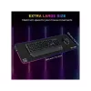 The G-Lab Egérpad - PAD RUBIDIUM (800x300x3mm; fekete, extra USB, vízálló, RGB LED) csomagolás sérült!