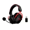 HyperX Fejhallgató - Cloud Alpha Wireless (Vezeték nélküli, USB, fekete/piros)