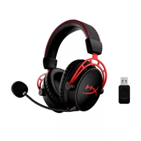   HyperX Fejhallgató - Cloud Alpha Wireless (Vezeték nélküli, USB, fekete/piros)