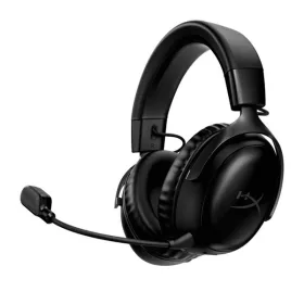   HyperX Fejhallgató - Cloud III Wireless (Vezeték nélküli, USB, fekete/fekete)