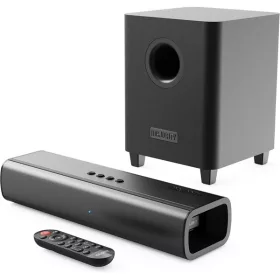   Majority Hangszóró Soundbar - Naga 40 Plus (200W, Bluetooth 5.0, HDMI ARC, AUX, USB, Optikai, Távírányító, Mélynyomó)