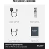 Majority Hangszóró 2.0 - D70X Fekete (70W, Bluetooth 5.3, USB, AUX, HDMI ARC, RCA, USB, Optikai, Távírányító)