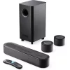 Majority Hangszóró Soundbar - Bowfell Halo 5.1 Atmos (300W, BT 5.3, HDMI ARC, AUX, USB, Optikai, Távírányító, Mélynyomó)
