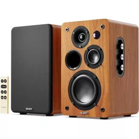   Majority Hangszóró 2.0 - D100X Barna (100W, Bluetooth 5.3, USB, AUX, HDMI ARC, RCA, USB, Optikai, Távírányító)