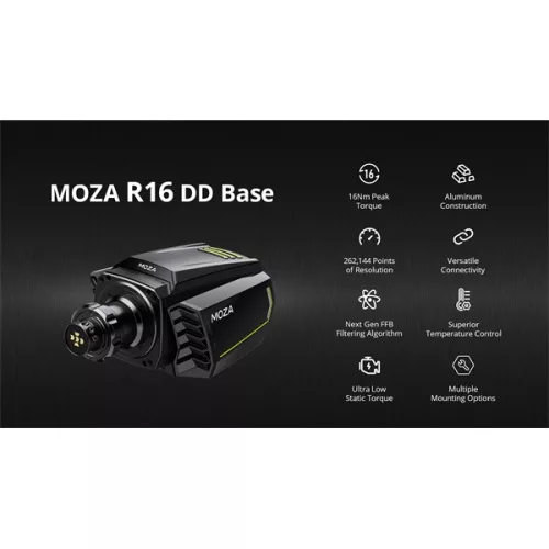Moza Racing kiegészítő - R16 V2 PC Bázis (Direct Drive, 16Nm, 21bit encoder)