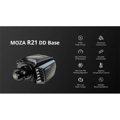 Moza Racing kiegészítő - R21 V2 PC Bázis (Direct Drive, 21Nm, 21bit encoder)