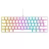 Rampage Billentyűzet - PLOWER K60 White US (Vezetékes, Mechanikus, Blue switch, angol, fehér, RGB LED)