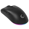 Rampage Vezeték Nélküli Egér - PROTE M5 (Pixart PAW3311, Huano 80M, 24000 DPI, 400mAh, 6 gomb, RGB, Type-C, fekete)