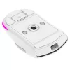 Rampage Vezeték Nélküli Egér - PROTE M5 PRO (Pixart PAW3395, Huano 80M, 26000 DPI, 500mAh, 6 gomb, RGB, Type-C, fehér)
