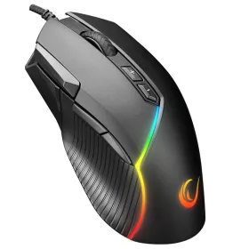   Rampage Egér Gamer - SMX-G39 COMFORT (7200DPI, 8 gomb, makro, RGB LED, harisnyázott kábel, fekete)