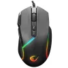 Rampage Egér Gamer - SMX-G39 COMFORT (7200DPI, 8 gomb, makro, RGB LED, harisnyázott kábel, fekete)