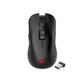   Rampage Egér Vezeték Nélküli Gamer - SMX-R20 Specter (Avago 3212, Tölthető akku; 3600DPI, 5 gomb, makro, LED, fekete)