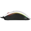 Rampage Egér Gamer - SMX-R44 V2 Macro (12800 DPI, 7 gomb, makro, RGB LED, 1,8m fonott kábel, fehér)