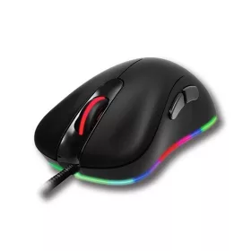   Rampage Egér Gamer - SMX-R50 HOWL (3200DPI, 4 gomb, makro, LED, harisnyázott kábel, fekete)