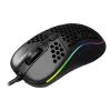Rampage Egér Gamer - SMX-R85 GENTLE (6400DPI, 6 gomb, makro, RGB LED, harisnyázott kábel, fekete)