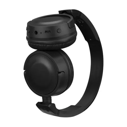 Snopy Fejhallgató Vezeték Nélküli - SN-XBK33 BATTY Black (Bluetooth/AUX/TF Card, hang.szab., mikrofon, fekete)