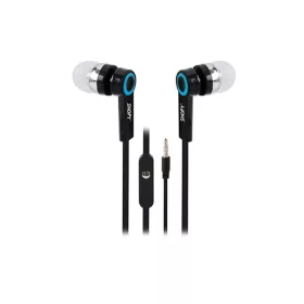   Snopy Fülhallgató - SN-J5 Black (mikrofon, 3.5mm jack, 1.2m kábel, fekete)