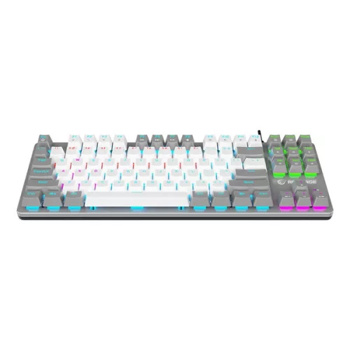 Rampage Billentyűzet - SNUG K14 Black US (Vezetékes, Mechanikus, Blue switch, angol, fekete, RGB LED)