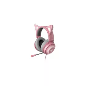   Razer Fejhallgató - Kraken Kitty V2 White (USB, mikrofon, hangerőszabályzó, 2m kábel, rózsaszín)